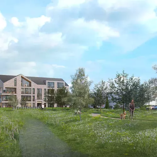 Straatbeeld appartementen